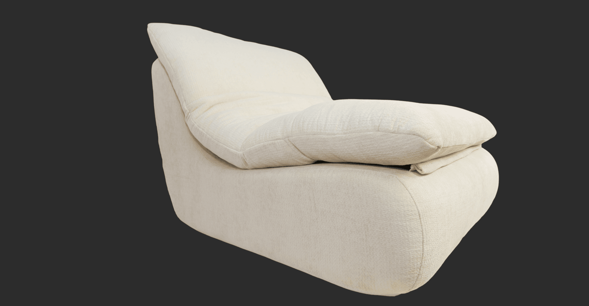 The Joey White - In-room view - Compressed sofa that fits in your car