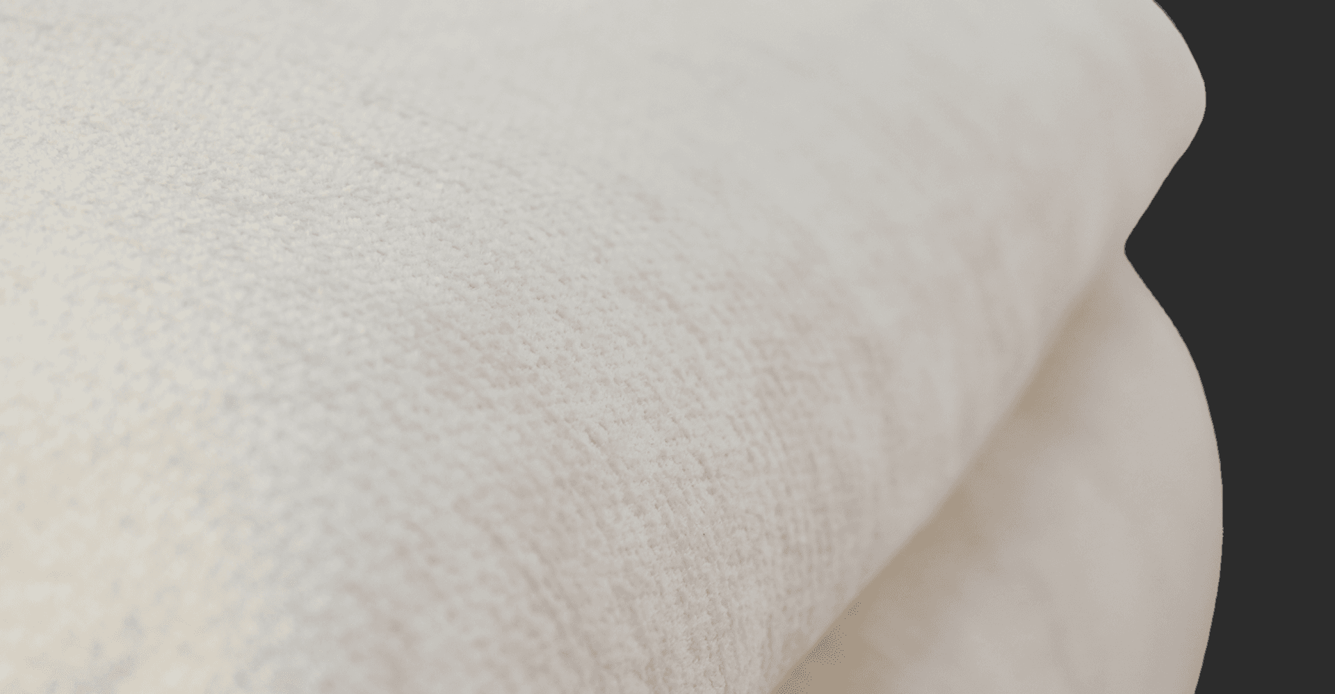 The Joey White - Side view - Compressed sofa that fits in your car