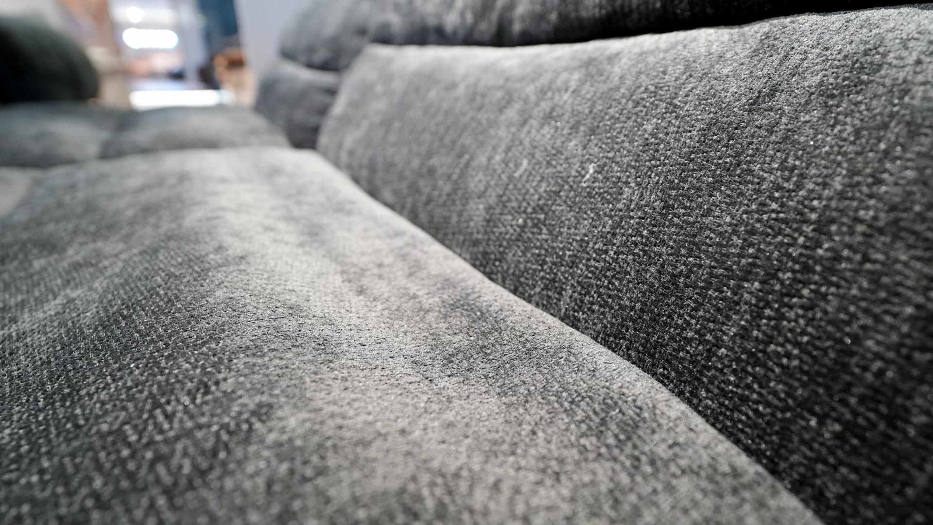 The Wombat Black - Front view - Compressed sofa that fits in your car