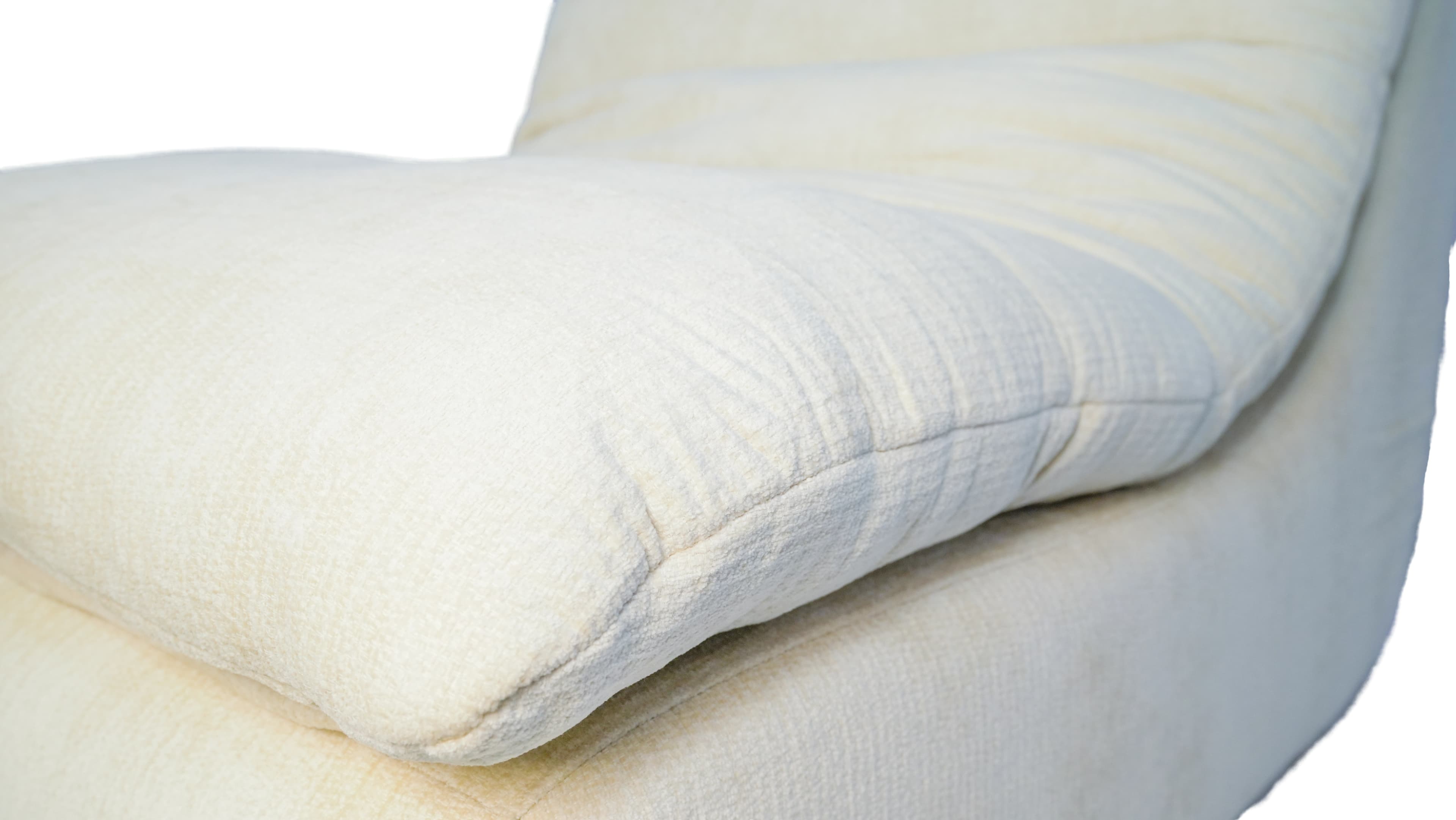 The Joey White - Back view - Compressed sofa that fits in your car